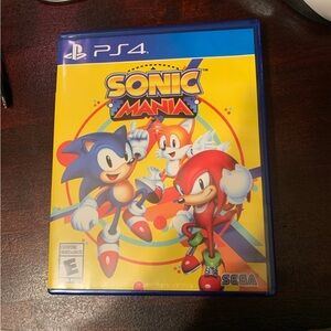 Sonic Mania for PS4 - Blue Case